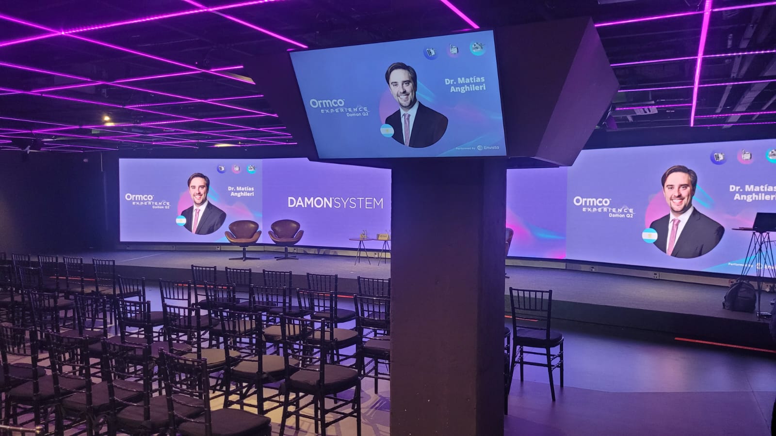 Painel de LED em evento