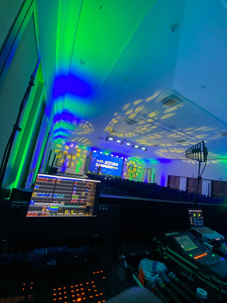 Sonorização em evento