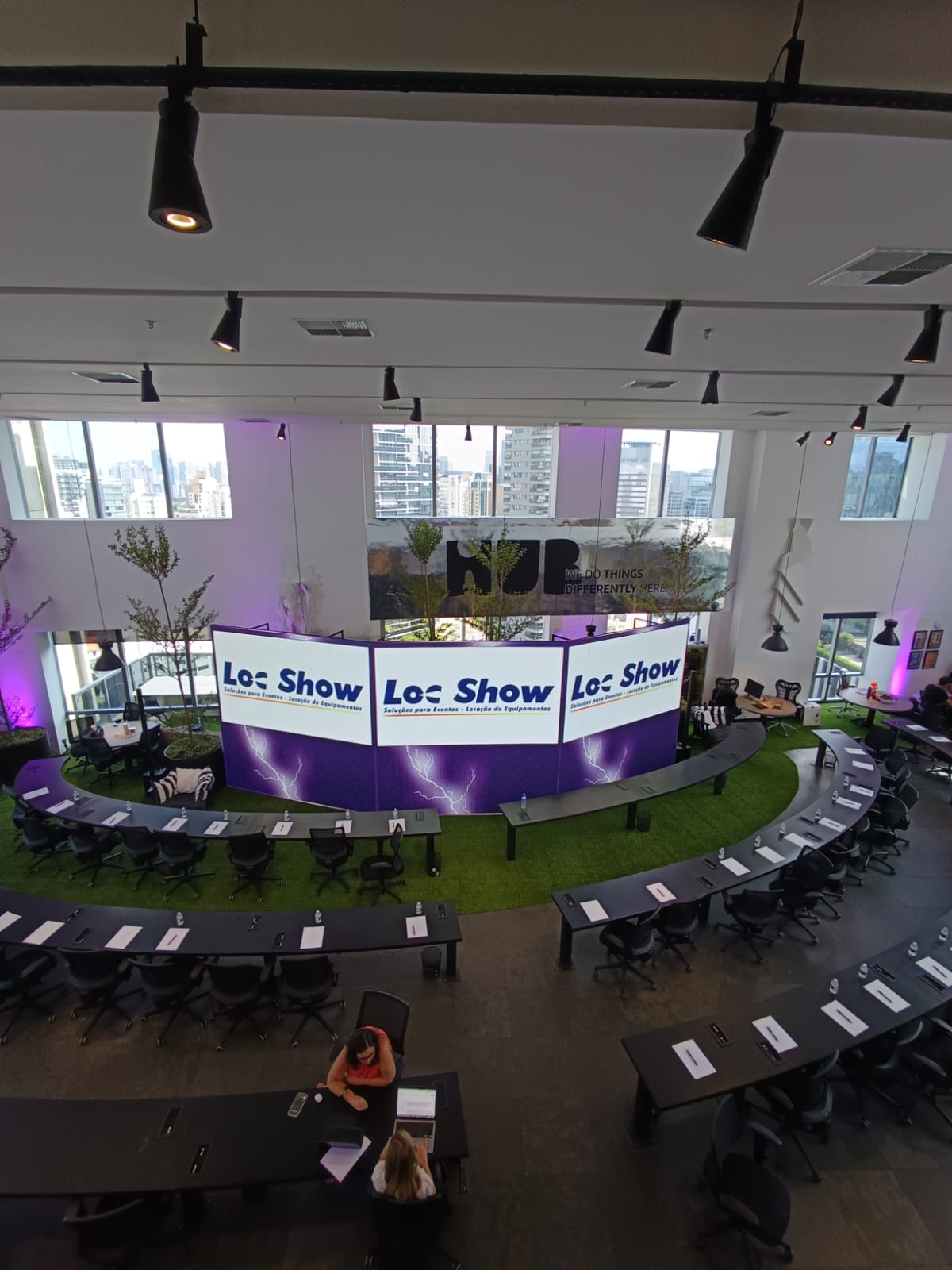 Video Wall em evento